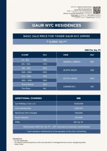 Price List & Payment Plan